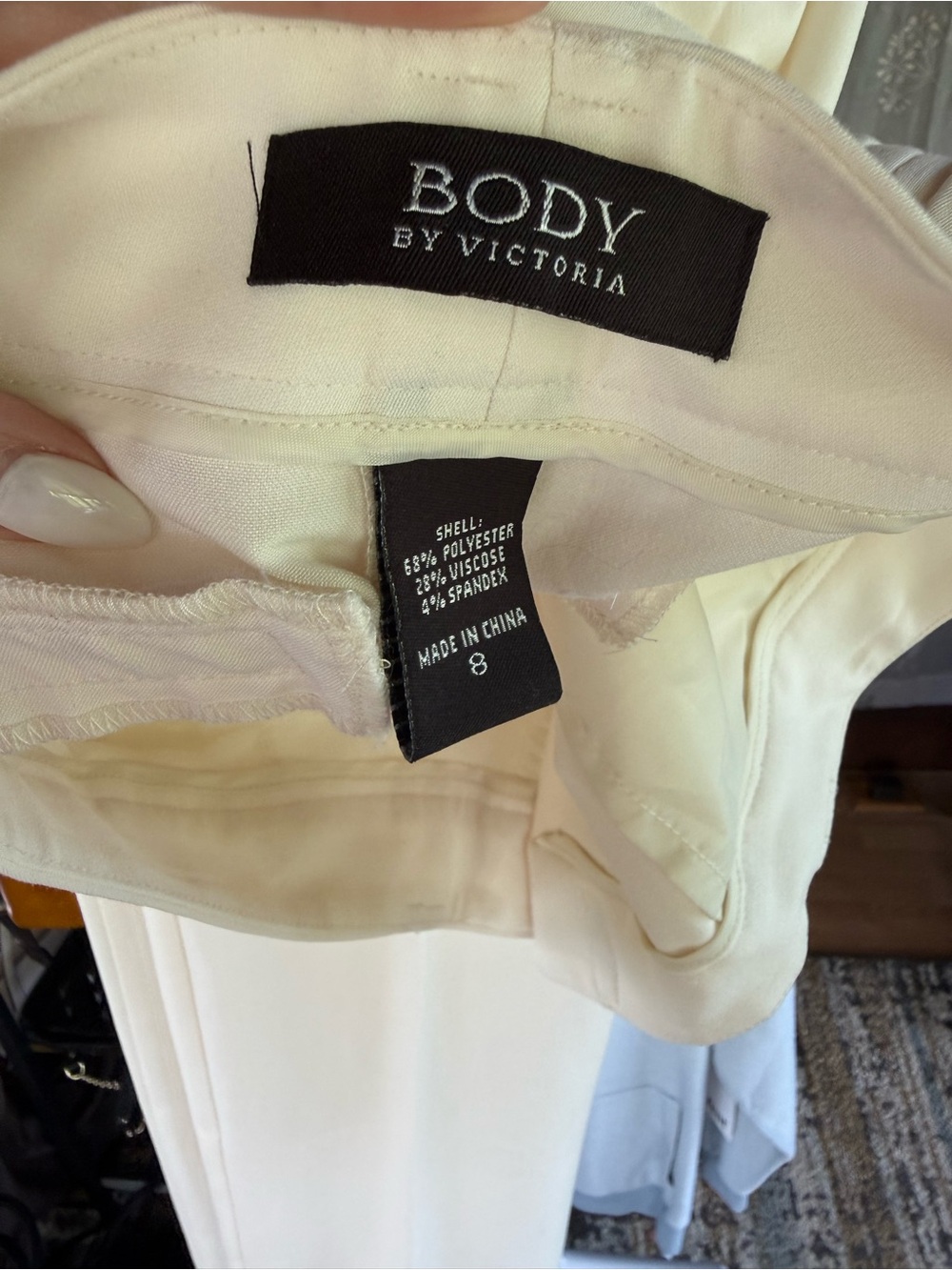 Victoria's Secret Ivory Wide-Leg Jumpsuit